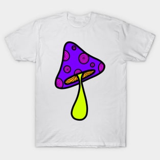 Trippy Purple Mushroom 2 T-Shirt